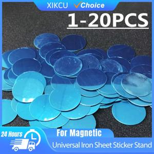 1-20Pcs 유니버설 철 시트 스티커 스탠드 자기 자동차 전화 홀더에 대 한 자기 금속 접시 휴대 전화 자석 홀더 마운트