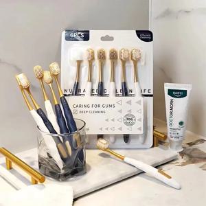 칫솔 성인 부드러운 머리카락 가정용 홈 모피 - 넓은 머리 매우 가는 머리카락 항 감도 잇몸 보호 - 여행에 적합