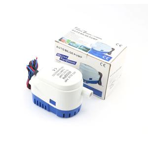 자동 보트 잠수정 빌지 펌프 12V 볼트 DC 전기 해양 워터 펌프 스위치가있는 소형 자동 600GPH 750GPH 1100GPH