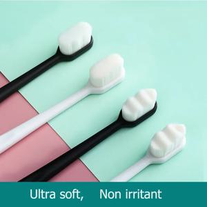 성인용 칫솔 세트 매우 부드러운 칫솔모 민감한 잇몸을 위한 나노 칫솔 추가 칫솔 민감한 치아
