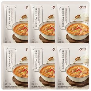아워홈 돼지김치 콩비지찌개 300g 6개