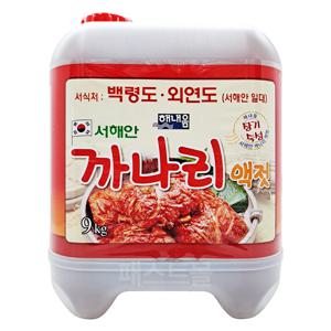 해내음 서해안 까나리액젓 9kg