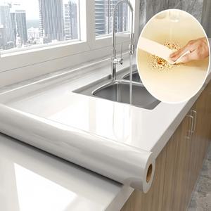 흰색 자체 접착 벽 벽지 자체 접착 Autohesion 배경 화면 홈 장식 고온 저항 방수 스티커