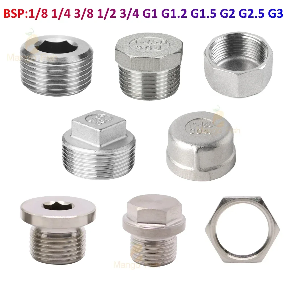 304 스테인리스 스틸 파이프 피팅, 1/8 