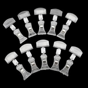 10pcs 상품 기호 클립 아크릴 가격 태그 가격 표시 홀더 태그 슈퍼마켓 스티커 가격 태그 테이블 카드 유형 클램프