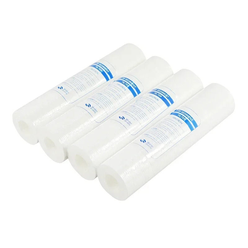 정수기 10 인치 2/4/6pcs 1 마이크론 퇴적물 워터 필터 카트리지 PP 면 필터 워터 필터 시스템