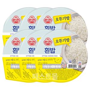 오뚜기밥 흰밥 210g 6개