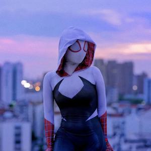 Spider Gwen Cosplay Costume Spider Man Gwen Stacy Suit Jumpsuit Miles Morales Suit Halloween Party Anime Cosplay Costume