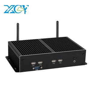 XCY X26A 산업용 PC 6xDB9 RS232 RS485 4개 이더넷 인텔 코어 i7-4600U i5-4300U i3-5005U 6개 USB HDMI VGA LVDS WiFi 4G SIM