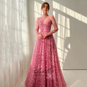 무무 맞춤 여성 이브닝 드레스 2025 럭셔리 드레스 여성 파티 럭셔리 웨딩 드레스 시퀸 드레스 럭셔리 이브닝 드레스