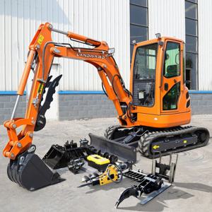 저렴한 가격 미니 크롤러 굴삭기 소형 굴착기 맞춤형 신형 2.5톤 소형 굴삭기 무료 애프터 서비스 맞춤형 미니 굴삭기