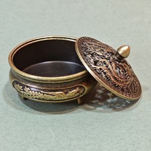 1PC Longfeng 손가락 끝 스토브, 3 다리 작은 향 버너, 붙지 않는 파우더 트레이, 크리 에이 티브 아로마 테라피 버너