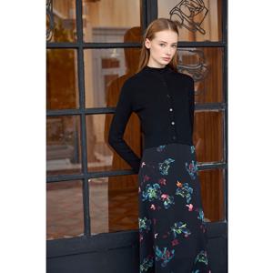 AP 여성 2026 가을/겨울 신상 프린팅 새틴 드레스 니트 가디건 모크넥 모달 셔츠