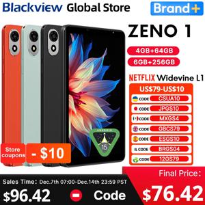 새로운 블랙뷰 제노 1 태블릿 8인치 디스플레이 4G LTE 안드로이드 15 와이드바인 L1 옥타코어 64GB 256GB 6000mAh 도케 AI 소형 패드 PC