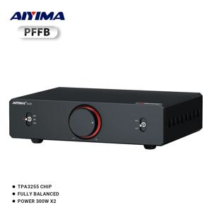 AIYIMA A20 PFFB 파워 앰프 TPA3255 하이파이 300W X2 스테레오 파워 앰프 XLR/RCA 완전 밸런스드 입력 HPF 하이 패스 필터