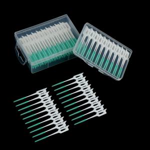 40/120/150/200 PCS 실리콘 치간 칫솔 브러시 치아 치아 사이 청소 부드러운 칫솔 Hilo 치과 교정기 이쑤시개