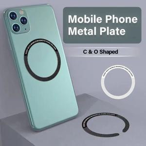 1PC/3PC/5PC Magsafe 무선 충전기 철 시트 스티커 자동차 전화 홀더에 대 한 스테인레스 스틸 유니버설 자기 금속 접시 반지