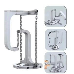 56pcs 크리 에이 티브 DIY 빌딩 블록 세트 Tensegrity 조각 반 중력 블록 소설 물리학 균형 벽돌 장난감 어린이 키즈 소년