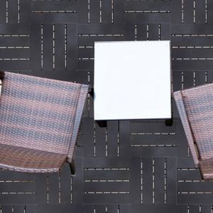 방수 합성 목재 바닥재 야외 인터로킹 데크 수영장 옆 정원용 마름모형 미끄럼 방지 플라스틱 바닥