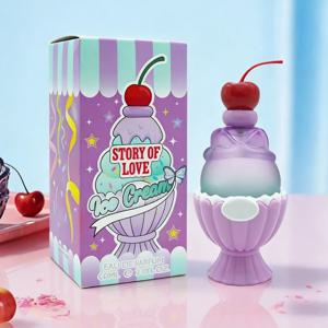 60ml 아이스크림 스위트 여성 향수 오래 지속되는 신선한 활력 플로럴 향수 오 드 뚜왈렛 매력적인 데이트 향수 스프레이