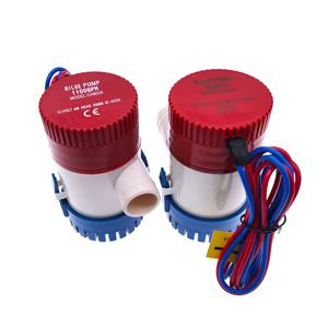 보트 수상 비행기 모터 주택 하우스 보트에 사용되는 1Pcs 빌지 펌프 12v 24V 1100gph 750gph 워터 펌프