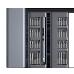 전기 스크루 드라이버 정밀 세트 62 in 1 전동 공구 키트 Xiaomi Cell Mobile 용 충전식 무선 미니 소형 자기 비트