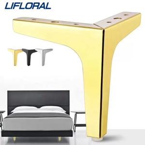 4pcs 금속 가구 다리 블랙 골드 실버 커피 테이블 피트 소파 의자 욕실 캐비닛 교체 다리 하드웨어 10-17cm