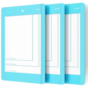 카드 매트(4.5x6.25인치), 삽입 카드용 접착식 내구성 공예 접착식 커팅 매트, Cricut Joy용 교체 액세서리