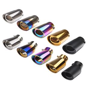 자동차 액세서리 스테인리스 스틸 조절식 배기 팁 범용 자동차 배기구 개조 및 장식용