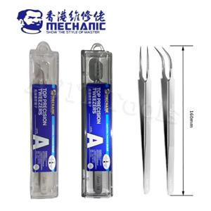 MECHANIC Aaa-14 Aaa-15 스테인레스 스틸 초미세 고경도 인성 SMD PCB BGA 마더 보드 수리를위한 내구성 핀셋