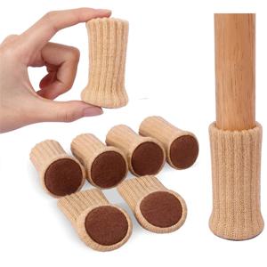 의자 다리 양말 고탄성 의자 다리 바닥 보호대, 미끄럼 방지 패드, 두꺼운 의자 다리 캡, 가구 패드 커버 세트, 24 개