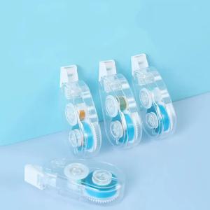 (4개/1세트) 양면 접착 도트 테이프, 무산성 및 보관 안전, 영구 접착 테이프 롤러 테이프 러너, 접착 테이프 디스