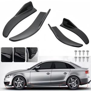 유니버설 자동차 프론트 립 리어 립 스포일러 카본 파이버 충돌 방지 코너 범퍼 보호대 개조 안티 스크래치 자동차 부품