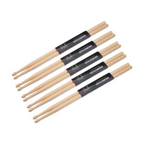 Miwayer 5A/7A 프리미엄 메이플 드럼스틱 말렛 - 모든 연령대에 이상적 - 내구성이 뛰어난 연습용 스틱 - 우아한 로그 색상