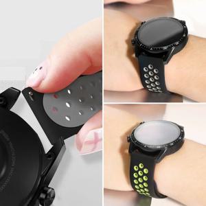 삼성 갤럭시 워치 7 6 5 4 44 40mm 6클래식 43/47mm 기어S3 화웨이 3 4프로 GT3/2e 밴드용 20mm 22mm 실리콘 스트랩