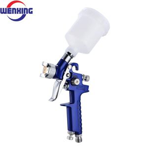 Wenxing 0.8mm / 1.0mm 노즐 H-2000 전문 HVLP 미니 페인트 스프레이 건 에어 브러시 페인팅 자동차 에어로 그래프 공압 건
