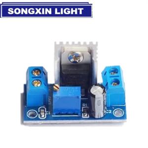 가변 전압 조정기 전원 공급 장치 LM317 DC-DC 컨버터 벅 스텝 다운 회로 기판 모듈 선형 조정기, 1 개