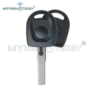 REMTEKEY 트랜스폰더 키 쉘 HU66 블레이드 칩 없음 라운드 헤드 VW 골프 투란 제타용