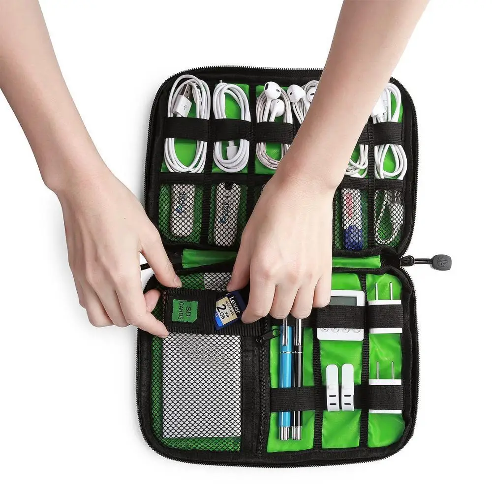 UTHAI T47 HDD 케이블 보관 가방 여행용 모바일 하드 드라이브 U 디스크 정리 패키지 이어폰 SSD 충전기 Protable 보관함