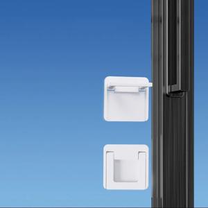 슬라이딩 문짝 창문 제한 잠금 장치, 펀치 프리 페이스트, 다기능 아기 안전 보호, 어린이 안전 서랍 캐비닛 문짝 잠금 장치