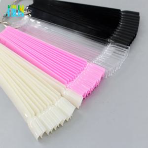 거짓 손톱 팁 팬 자연 클리어 블랙 12/24/32/50 개/대 손가락 전체 카드 네일 아트 디스플레이 연습 매니큐어 용 폴란드어