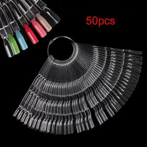 50개의 네일 컬러 카드, 투명 네일 컬러 차트 디스플레이, 젤 폴리쉬 템플릿, 네일 아트 샘플 스테이션, 아크릴 팔레트