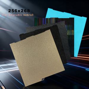Kobra 3 빌드 플레이트 Kobra 3 Pei 질감 PEO 256x268 Anycubic Kobra 3 콤보 빌드 플레이트 예비 부품 양면 히트 베드