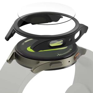 삼성 갤럭시 워치 7 용 유리 및 케이스, 강화 유리 및 하드 PC 보호 범퍼 커버 액세서리 세트, 40mm, 44mm 스크린 보호대