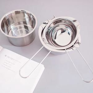 녹는 초콜릿 캔디 및 양초 만들기 용품을위한 내열성 손잡이가있는 400/600ml 양초 왁스 녹는 보일러 냄비