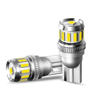 2X W5W T10 LED 전구 Canbus 4014 3020 SMD 자동차 주차 위치 인테리어지도 돔 조명 12V 흰색 자동 램프 194 6500K