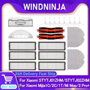 샤오미 미지아 1C 1T 미 로봇 진공 청소기 드리미 F9 필터 걸레 천 메인 사이드 브러시 물탱크 로봇 청소기 액세서리