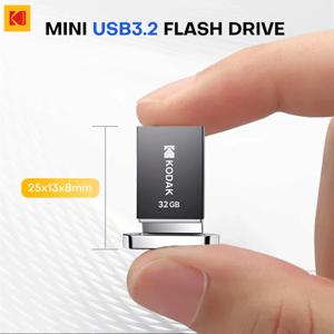 KODAK K113 미니 USB 플래시 드라이브 USB3.2 펜 메모리 드라이브 고속 140 메가바이트/초 16GB 32GB 64GB 128GB UDisk 자동차 PC용 휴대용 메모리