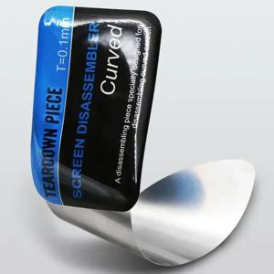 1 조각 오프닝 카드 도구 강철 금속 울트라 얇은 유연한 휴대 전화 휴대 전화 곡선 LCD 화면 Spudger 분해