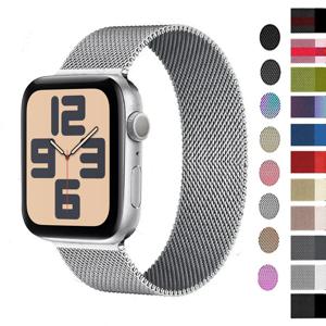 Apple Watch 밴드 용 밀라노 루프 44-45mm 40mm 41mm 38-42mm 프라이드 팔찌 iwatch 시리즈 10 9 8 7 6 SE 5 4 3 울트라 2 49mm 스트랩